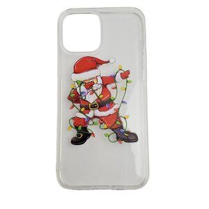 Dab Santa I phone 12 Pro Max Clear Phone Case Apple Dabbing
